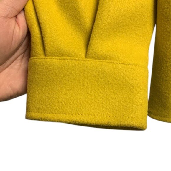 Avec Les Filles Flannel Shacket Women’s M Yellow Plaid Button Front Shirt Jacket - Picture 4 of 10